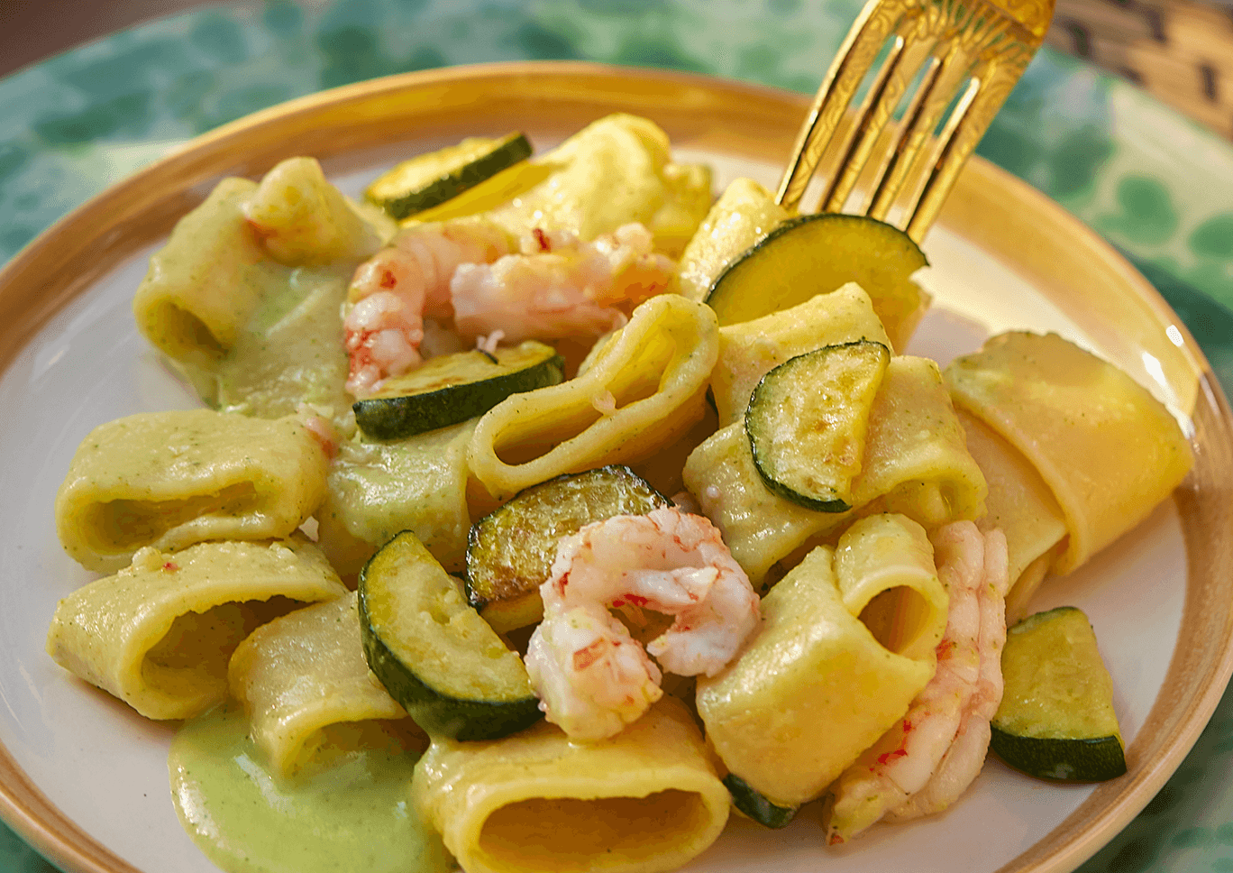 La calamarata n.142 con scampi e zucchine - Voiello