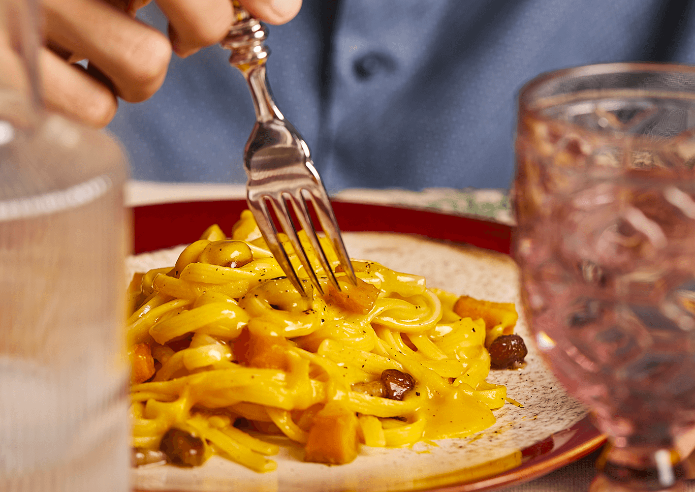 la-linguina-rigata-n-114-con-zucca-e-funghi